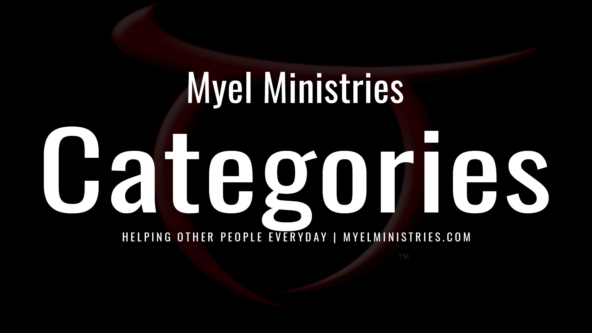 image for Ministry Categories